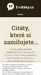Mobile Screenshot of e-citaty.cz